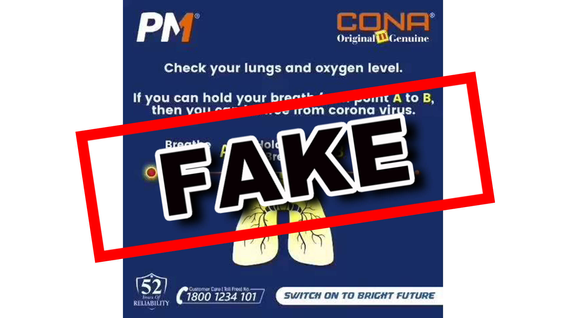 從a到b能憋得住 就代表肺功能和血氧水平有能力抵抗冠狀病毒 假的